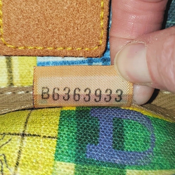 Dooney & Bourke Madras Plaid Picnic Ants Satchel - Picture 6 of 16